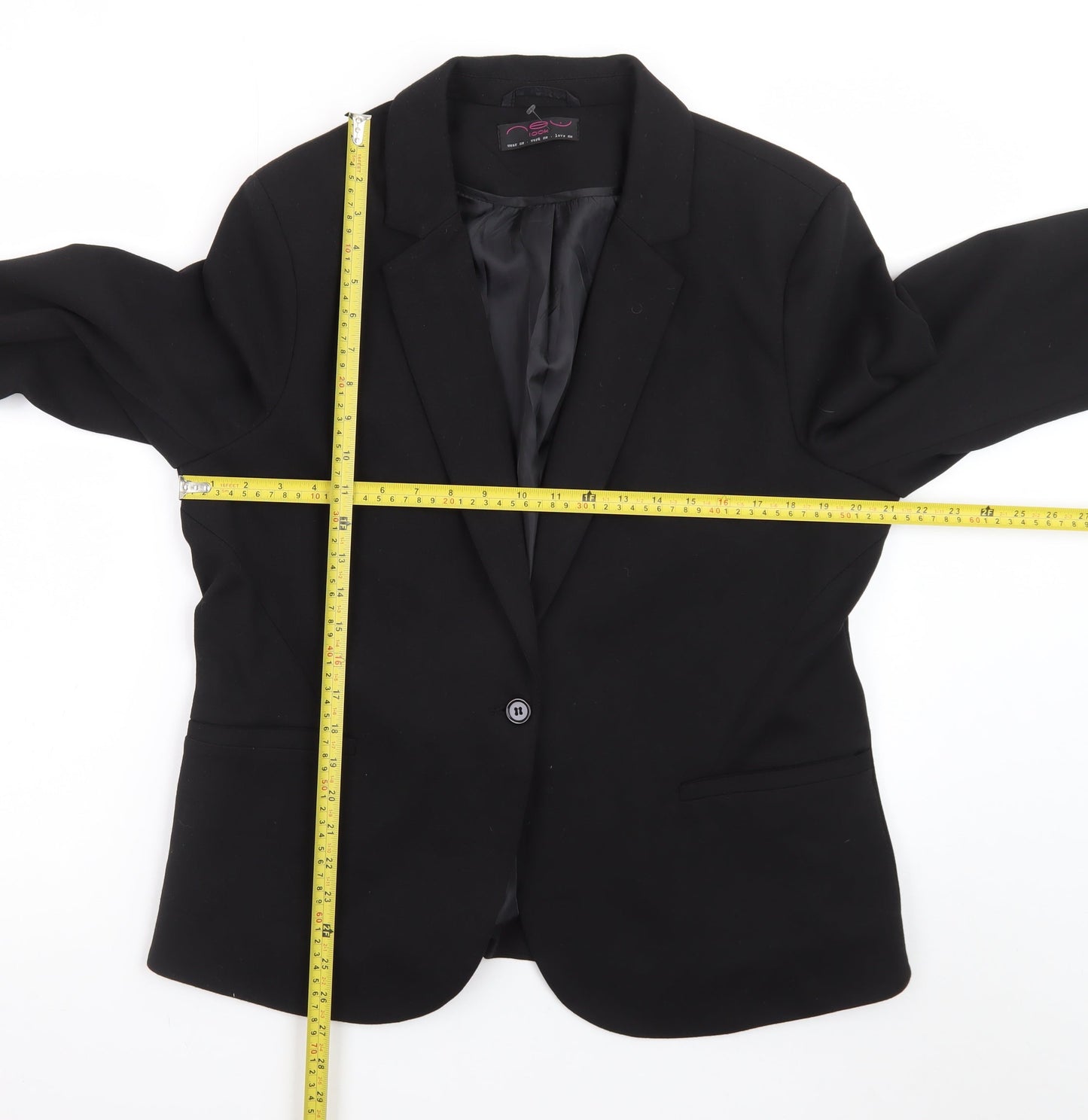 Womens UK Size 18 New Look Regular Black Blazer
