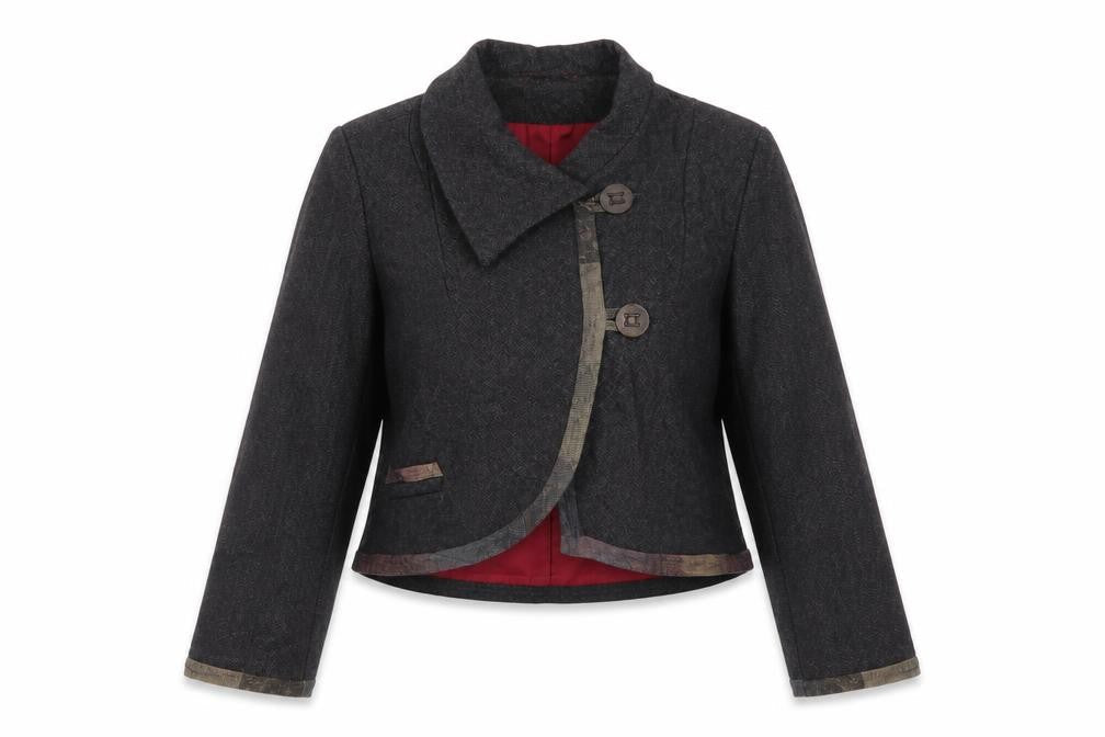 Womens UK Size 12 Imprevu Design Brown Blazer
