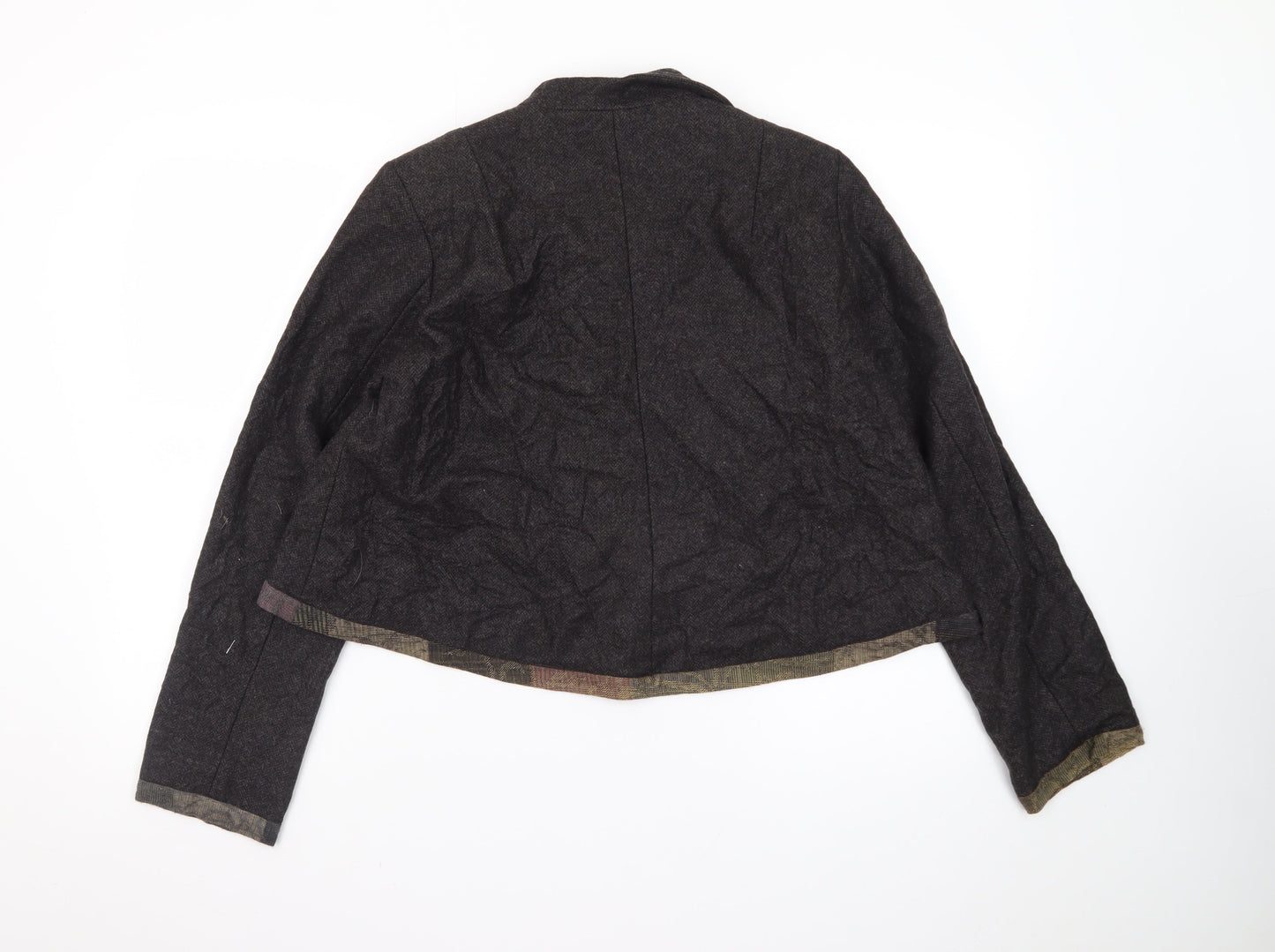Womens UK Size 12 Imprevu Design Brown Blazer