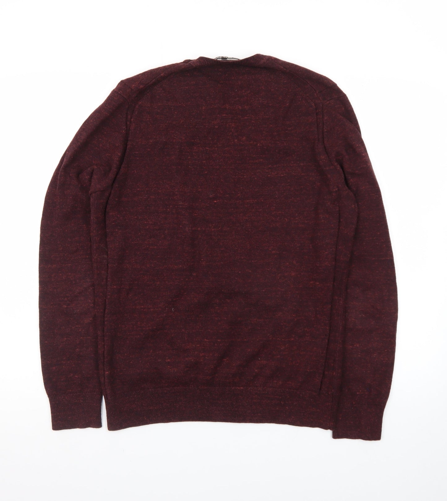 Michael Kors Men's Red Wool Crew Neck Pullover Jumper M