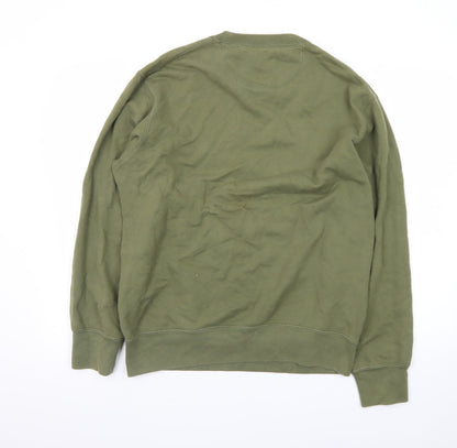 Uniqlo Men’s Green Crew Neck Pullover Sweatshirt Size L