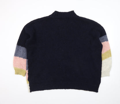 Monsoon Women’s Multicoloured Chunky Knit Wool Pullover Jumper XL
