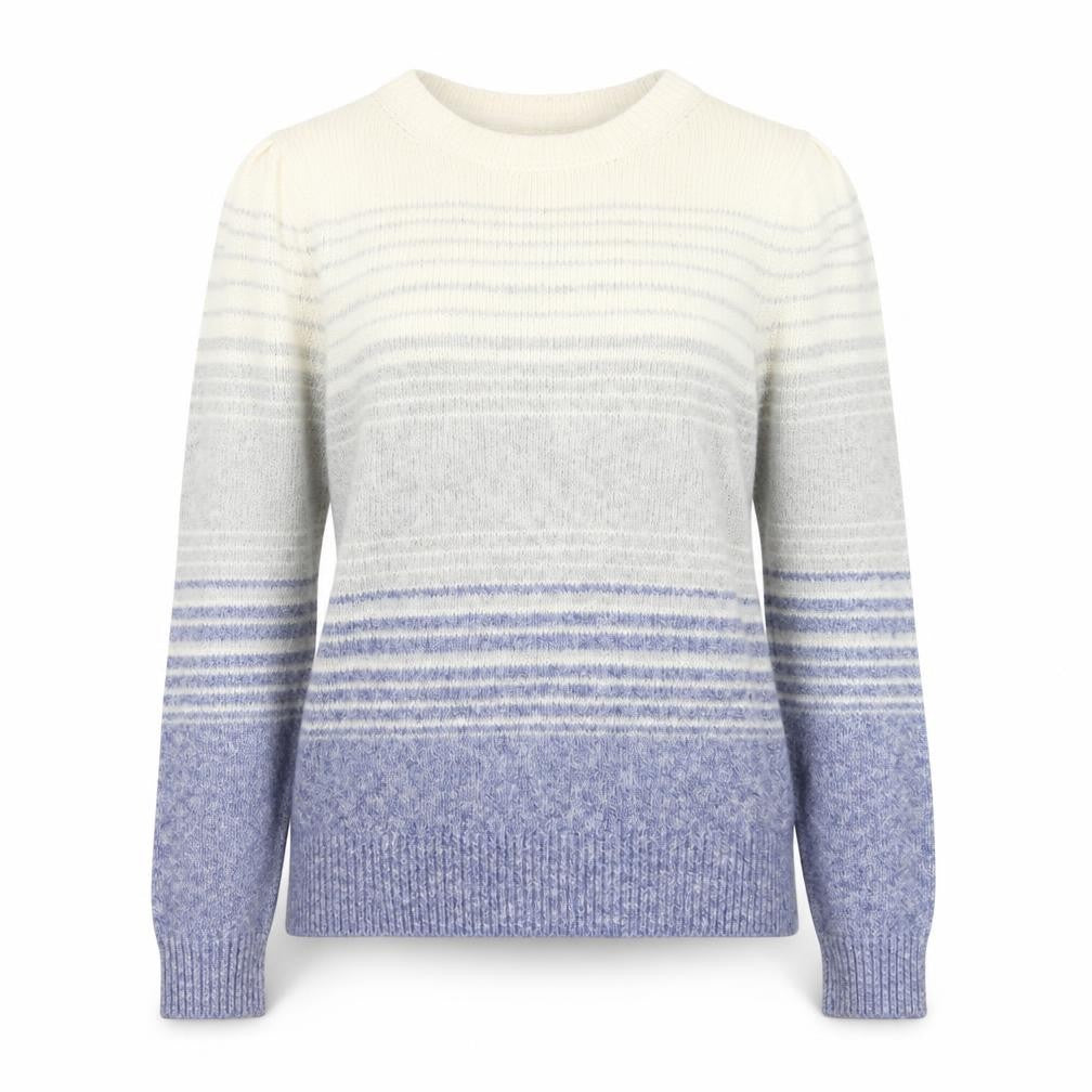 FatFace Women’s Multicoloured Wool Blend Striped Jumper UK 12