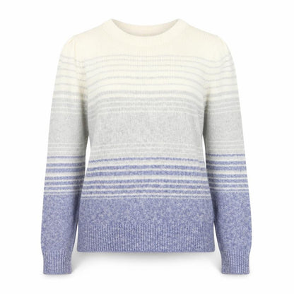 FatFace Women’s Multicoloured Wool Blend Striped Jumper UK 12