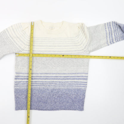 Fat Face Women’s Multicoloured Wool Blend Striped Jumper UK 12