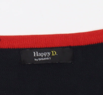 Happy D. by Damart Women’s Multicoloured Geometric Pullover Jumper Size S