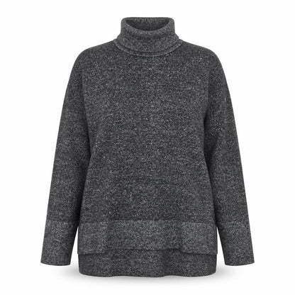 Tu Women’s Grey Roll Neck Long Sleeve Knit Jumper Size 20