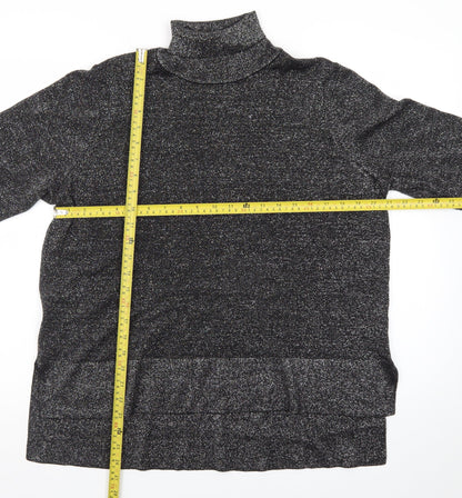 Tu Women’s Grey Roll Neck Long Sleeve Knit Jumper Size 20