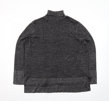Tu Women’s Grey Roll Neck Long Sleeve Knit Jumper Size 20