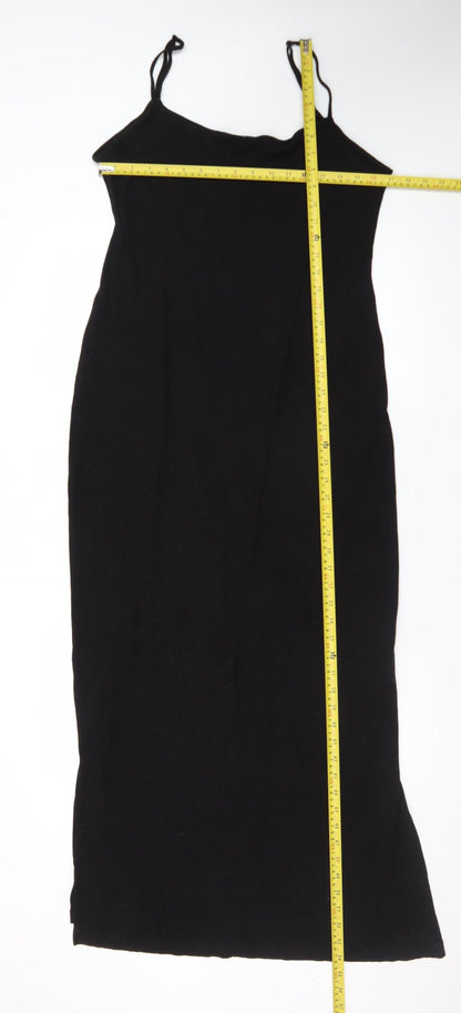 Seraphine Women Black 2XL Maternity Bodycon Midi Dress