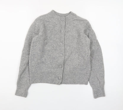 Uniqlo Comptoir des Cotonniers Women's Grey 2XS Wool Cardigan