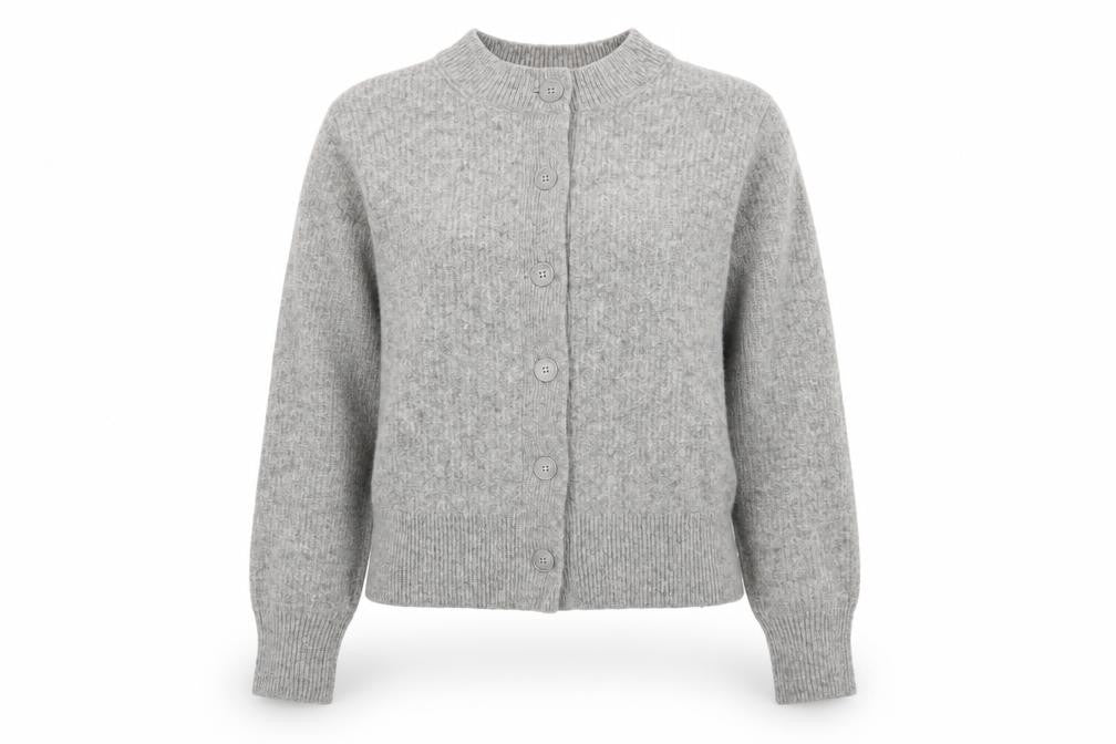 Uniqlo Comptoir des Cotonniers Women's Grey 2XS Wool Cardigan