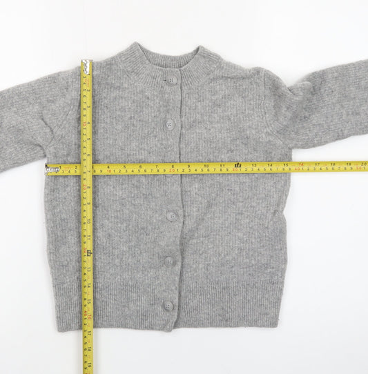 Uniqlo Comptoir des Cotonniers Women's Grey 2XS Wool Cardigan