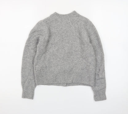 Uniqlo Comptoir des Cotonniers Women's Grey 2XS Wool Cardigan