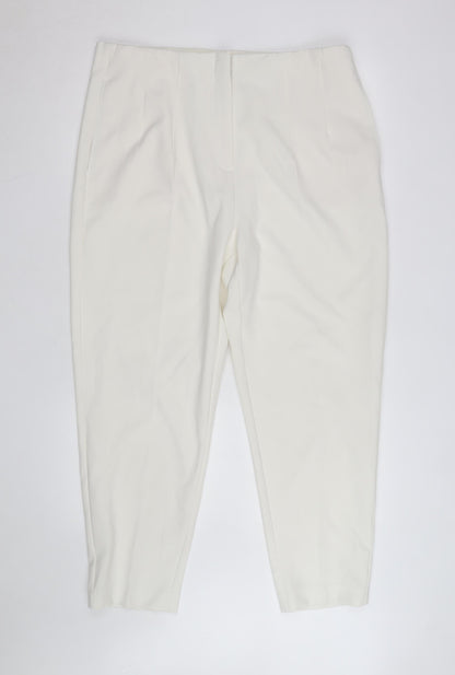 Marks and Spencer Women’s Ivory Tapered Dress Pants Size 18 Long