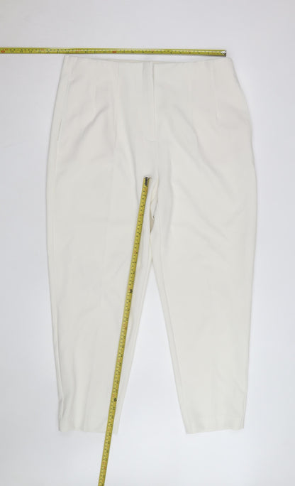 Marks and Spencer Women’s Ivory Tapered Dress Pants Size 18 Long