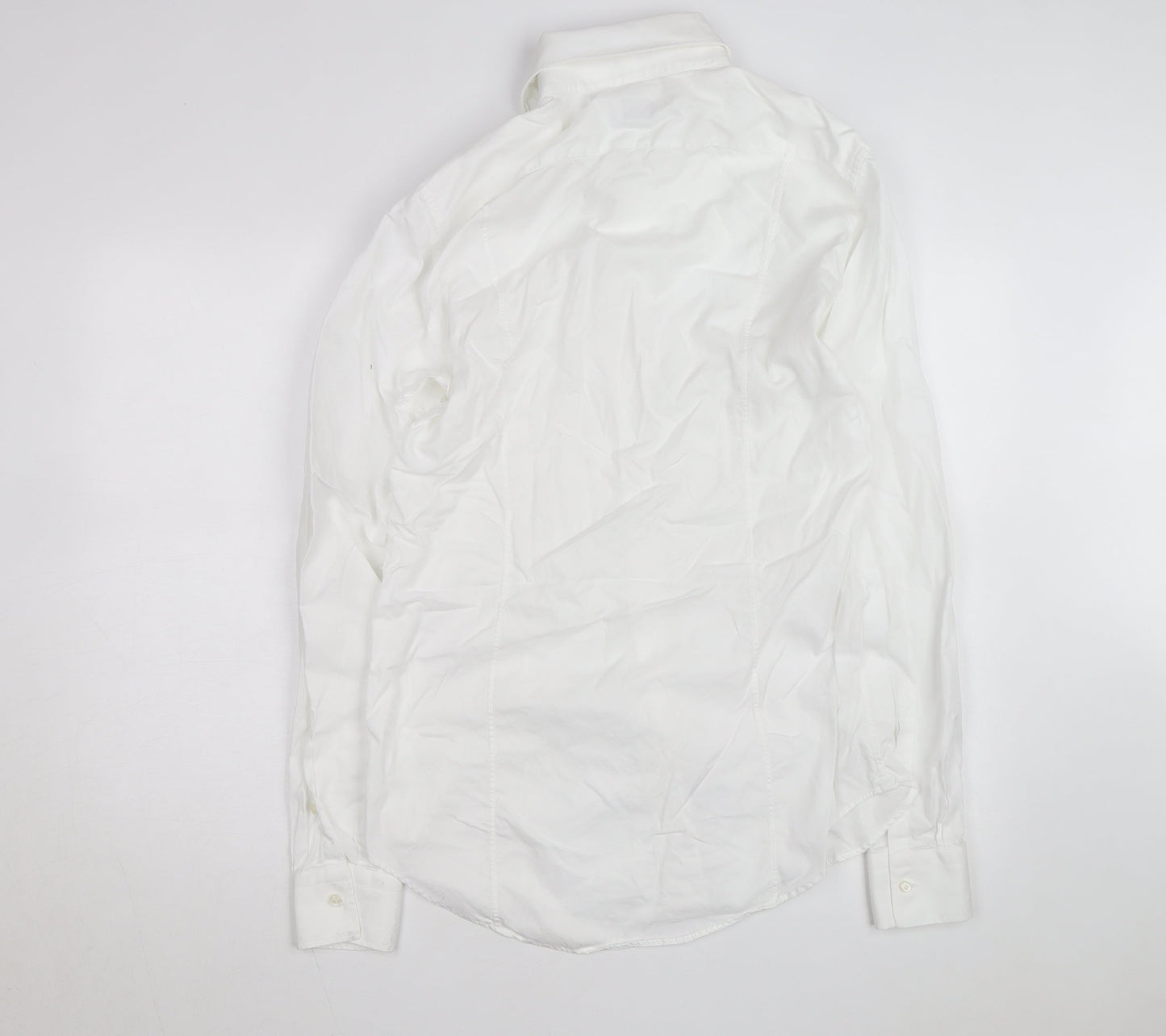 Willman Men's White 42 Regular Fit Long Sleeve Cotton Dress Shirt