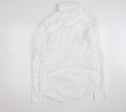 Willman Men's White 42 Regular Fit Long Sleeve Cotton Dress Shirt