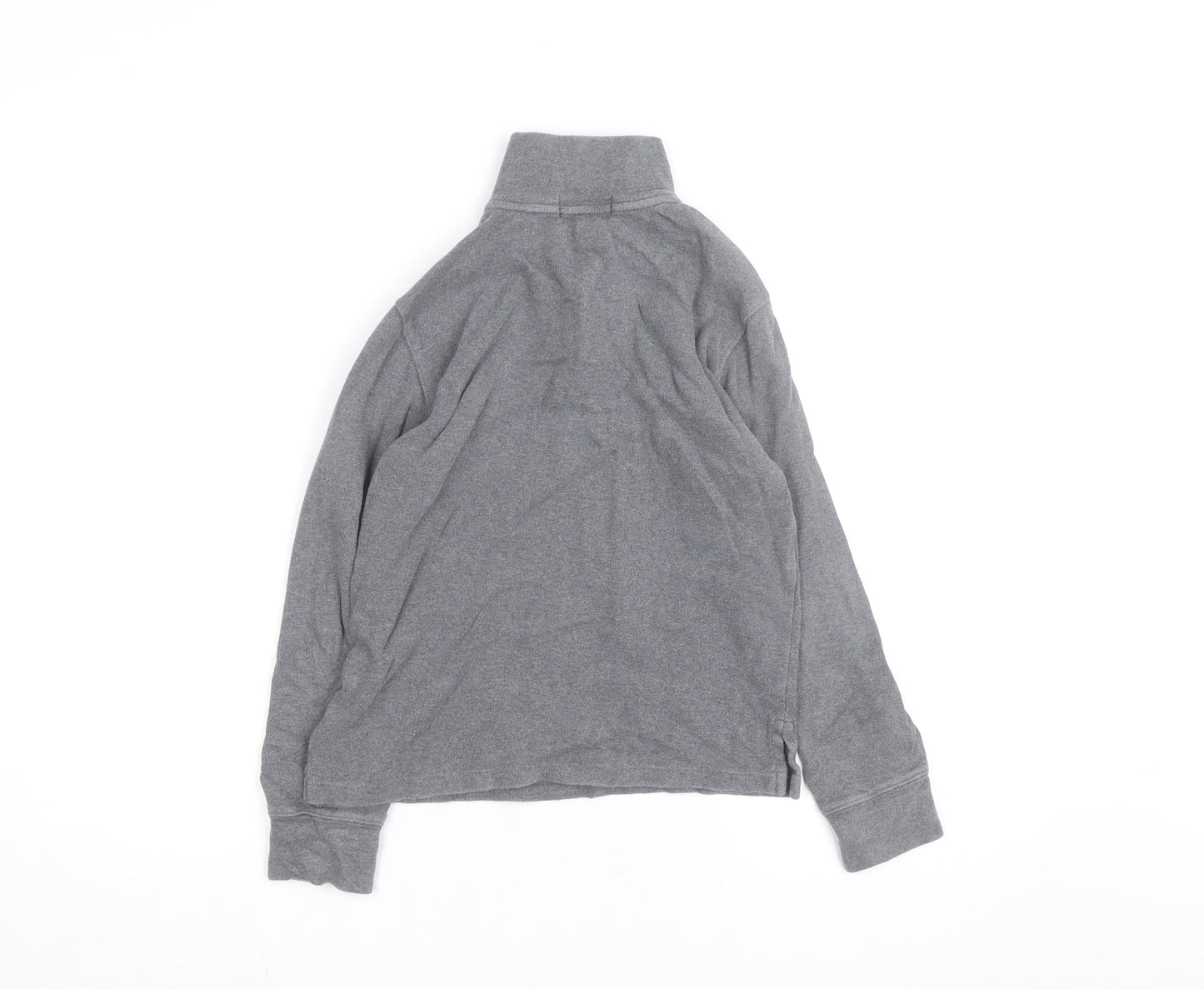 Ralph Lauren Boys Grey 1/4 Zip Fleece Jumper M 10-12 Years