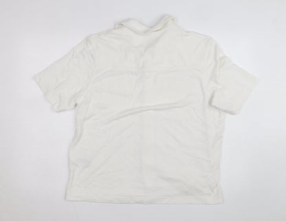 Marks and Spencer Autograph Men's White Regular Fit Button-Up Shirt L