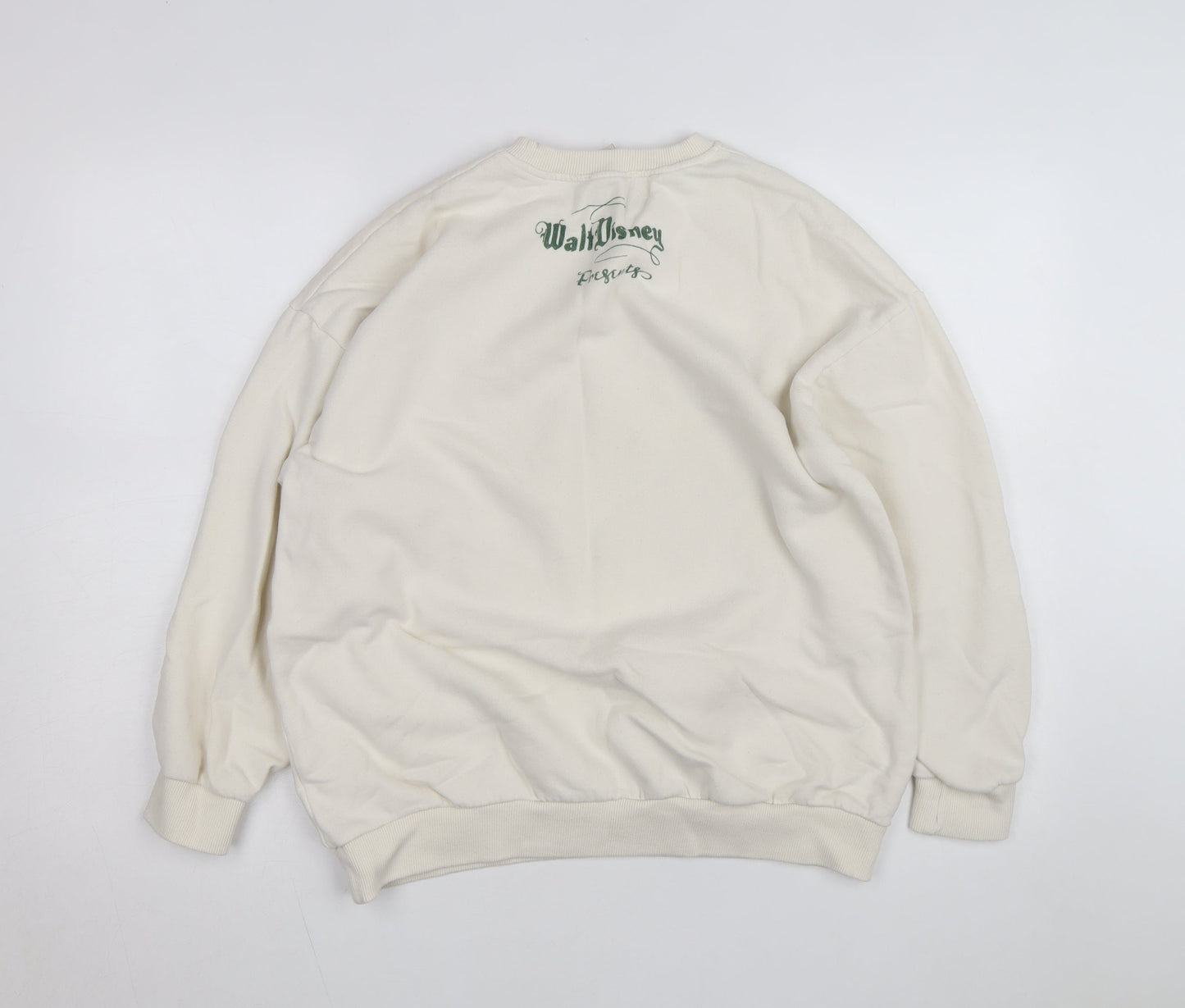 Zara Women Beige Disney Bambi Pullover Sweatshirt Size S