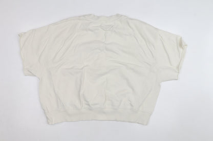 Marks and Spencer Women Ivory Slow Living Pullover Sweatshirt L