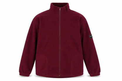 Geese & Gander Men's Burgundy Fleece Windbreaker Jacket Size L