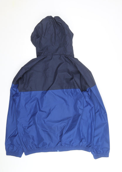 Manchester City Men's Blue 2XL Hooded Windbreaker Jacket