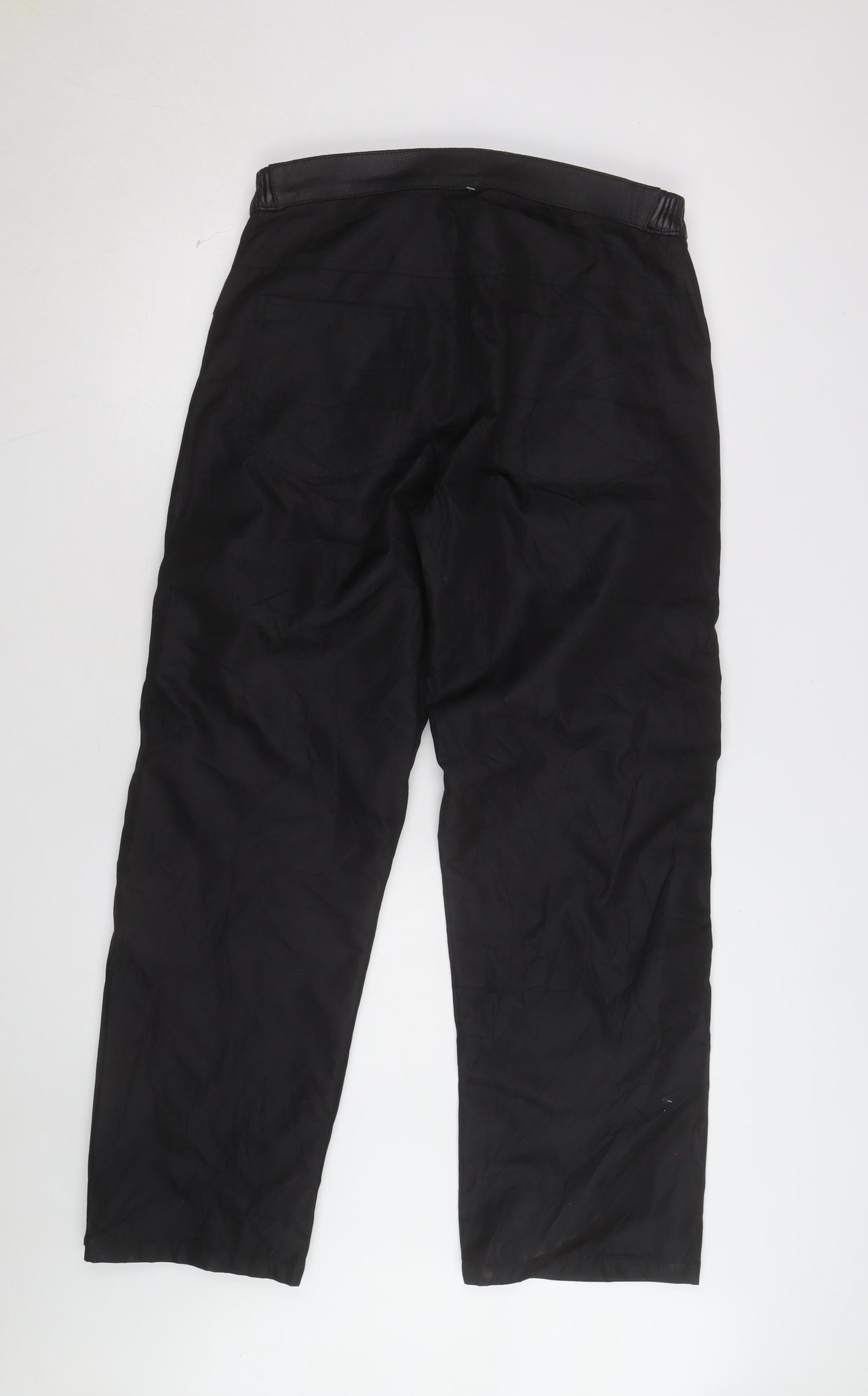 GOGI Men's Black 32 Cargo Workwear Trousers with Buckle Belt