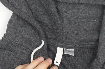 H&M Men’s Grey Full Zip Hoodie Size S Regular Fit Cotton Blend