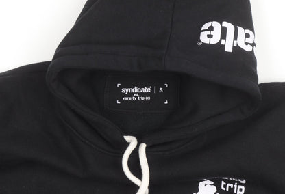 Syndicate Varsity Trip 09 Black Men's Pullover Hoodie Size S