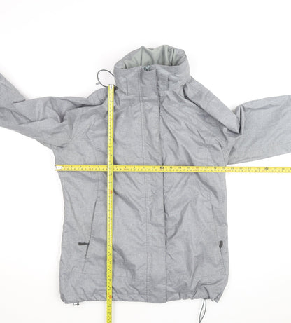 Peter Storm Men's Grey Waterproof Rain Jacket L 42in Hooded Outdoor Coat