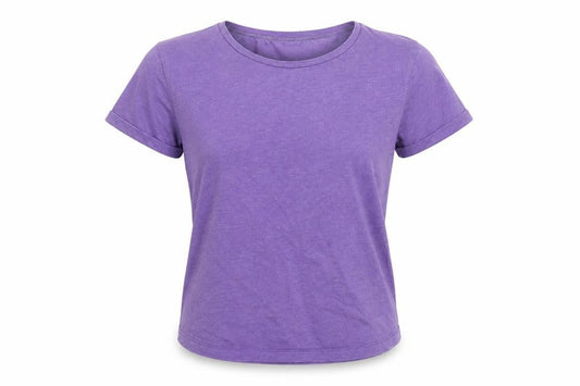 New Balance Women's Purple Short Sleeve Cotton T-Shirt Size S