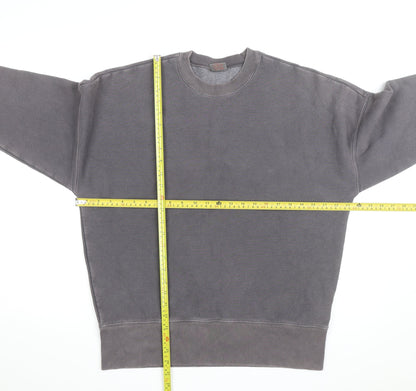 Champion Men's Grey Crew Neck Pullover Sweatshirt Size S