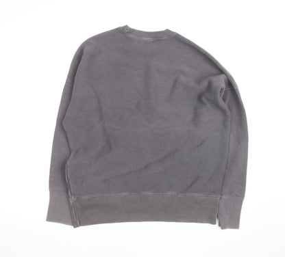 Champion Men's Grey Crew Neck Pullover Sweatshirt Size S