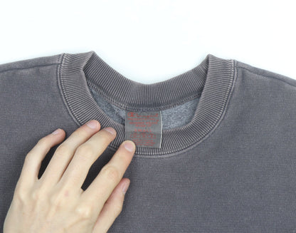 Champion Men's Grey Crew Neck Pullover Sweatshirt Size S