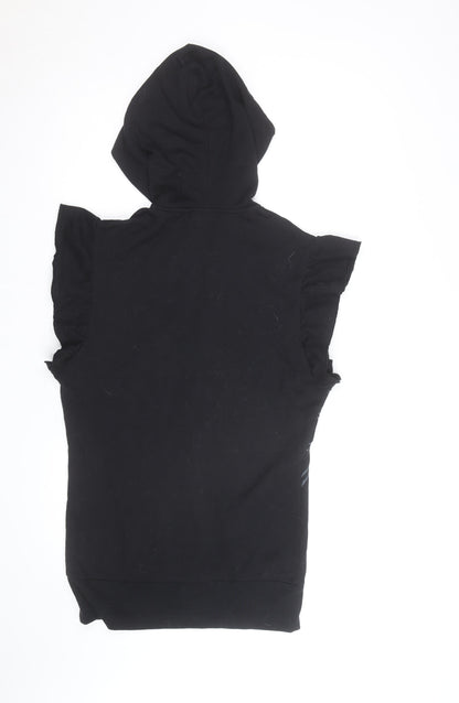 Disney Women’s Black Full Zip Hoodie Jack Skellington Size L Gothic Style