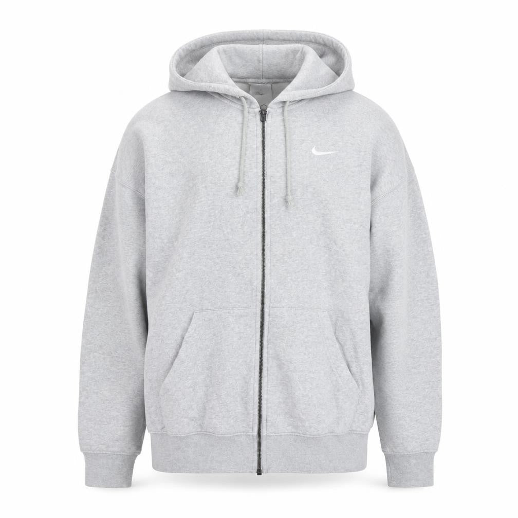 Nike Men's Grey Full Zip Hoodie XL Fleece Sportswear