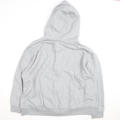 Nike Men's Grey Full Zip Hoodie XL Fleece Sportswear