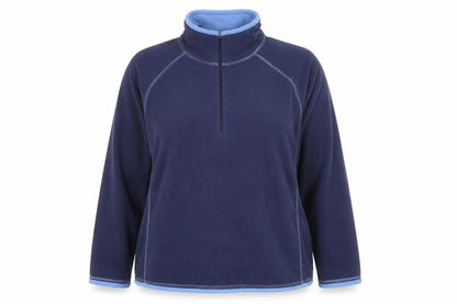 Mountain Warehouse Women Blue Fleece Pullover Sweatshirt UK 20