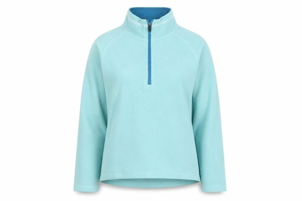 Trespass Womens Blue Fleece Pullover Sweatshirt UK 12 Medium