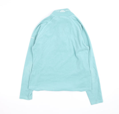 Trespass Womens Blue Fleece Pullover Sweatshirt UK 12 Medium