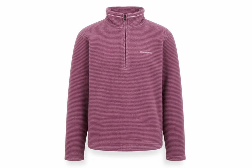 Craghoppers Womens Purple Fleece Pullover Sweatshirt UK 12