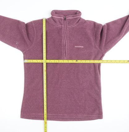 Craghoppers Womens Purple Fleece Pullover Sweatshirt UK 12