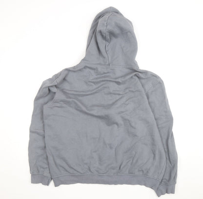 H&M Men's Grey Full Zip Relaxed Fit Hoodie XL