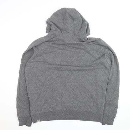 The North Face Mens Grey Pullover Hoodie XL Logo Outdoor Sweatshirt