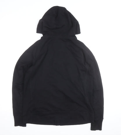 Marks and Spencer Mens Black Full Zip Hoodie Size L Regular Fit