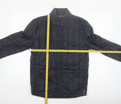 DKNY Jeans Men's Blue Quilted Nylon Jacket Size S