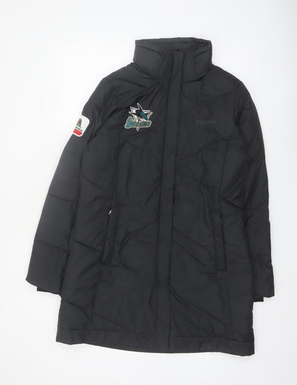 Columbia Women's Black Long Puffer Coat M Winter Outdoor
