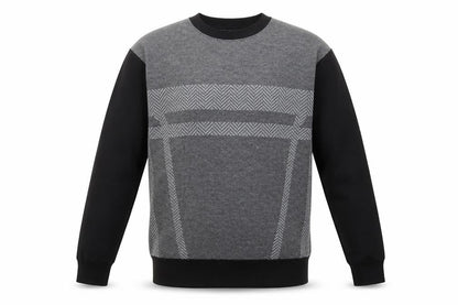 Vroom & Dreesmann Men's Grey Pullover Jumper Size L Knit Polyester